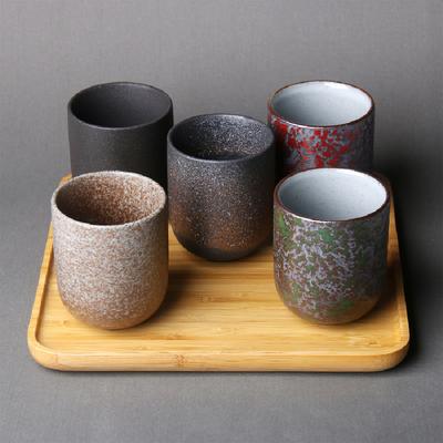 Nuove Tazze in Ceramica Vintage Gres Porcellana Giapponese 130ml Tazza da Tè Stile di Vita Sano Tazza da Tè Kung Fu Tazze da Sake Caffè Drinkware