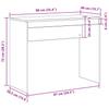 Study Desk, Computer Desk, Desk, Living Room Side Table, Display Table, Bedroom Makeup Table, 90x40x72 Cm