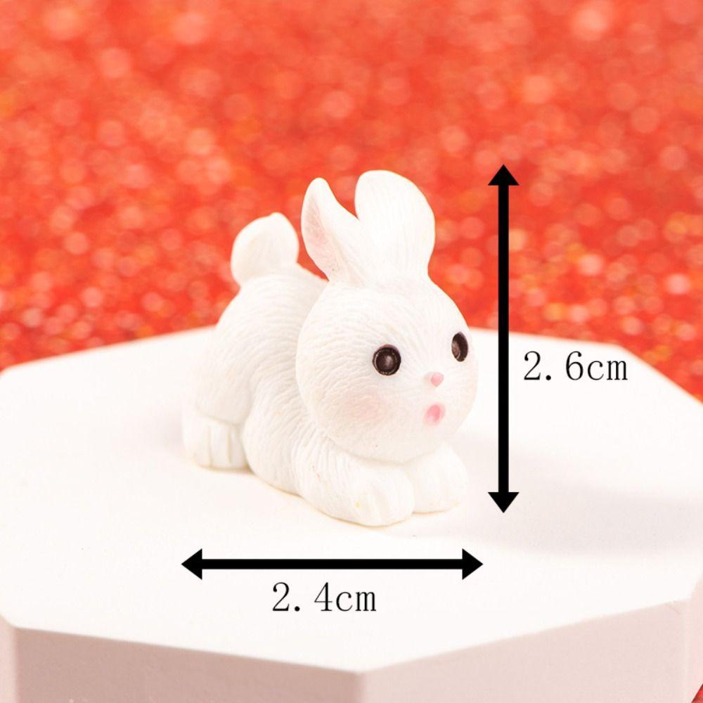 Cute Mini Twelve Zodiac Figurines DIY Resin Crafts Zodiac Figurines Miniature Cartoon Handmade Micro Landscape Decoration