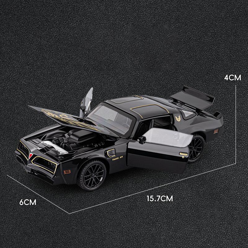 NEU 1/32 Pontiac Firebird Legierung Muscle Car Modell Sound und Licht Rückzug Kinder Spielzeug Sammlerstücke Geburtstagsgeschenk