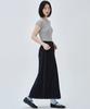 MALOUPE 3112 Non-Fade Denim Skirt (Dark Indigo)