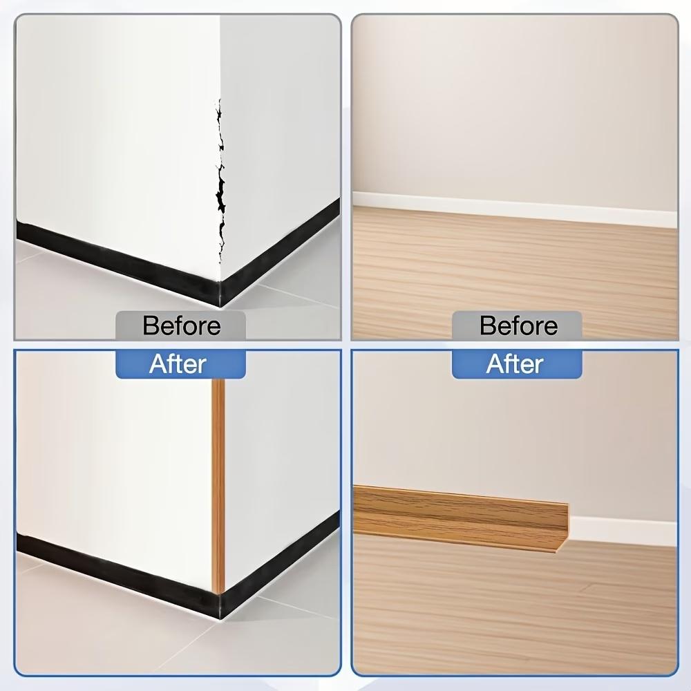 1pc 2mX4cm Inside Outside Corner Trim Moulding Flexible Wall Corner Protector Self Adhesive Edge Guards Caulk Strip Floor
