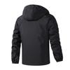 Jacket Jacket Men's Work Jacket Loose Casual Removable Hooded Jacket