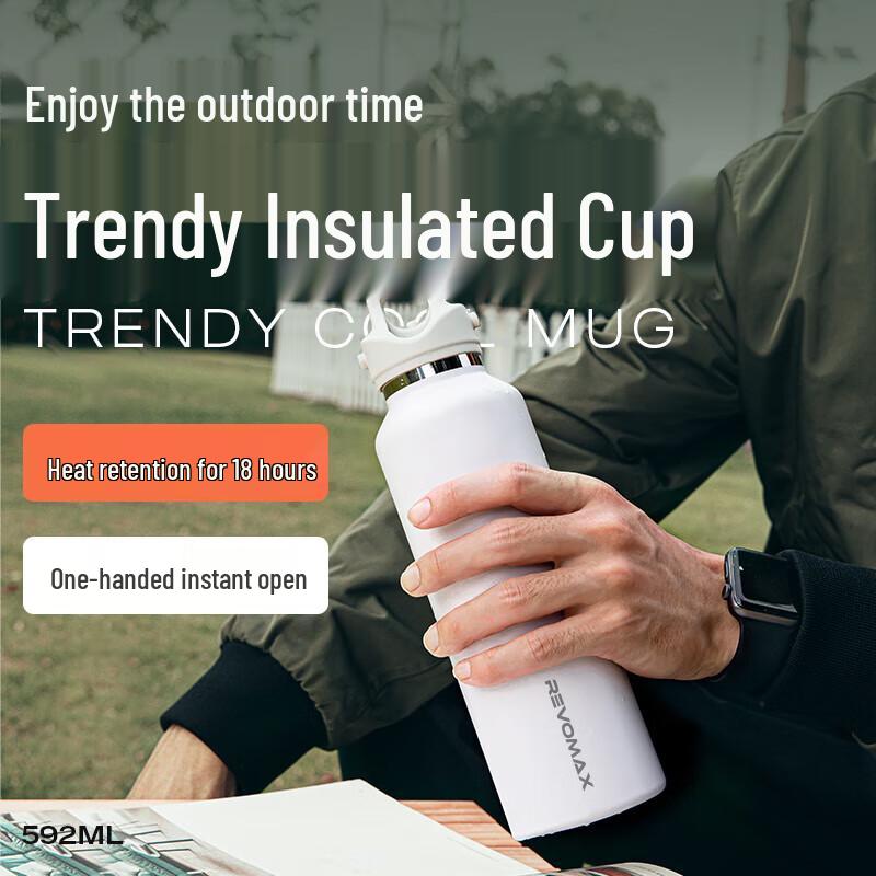 

REVOMAX 20oz Threadless Insulated Travel Mug