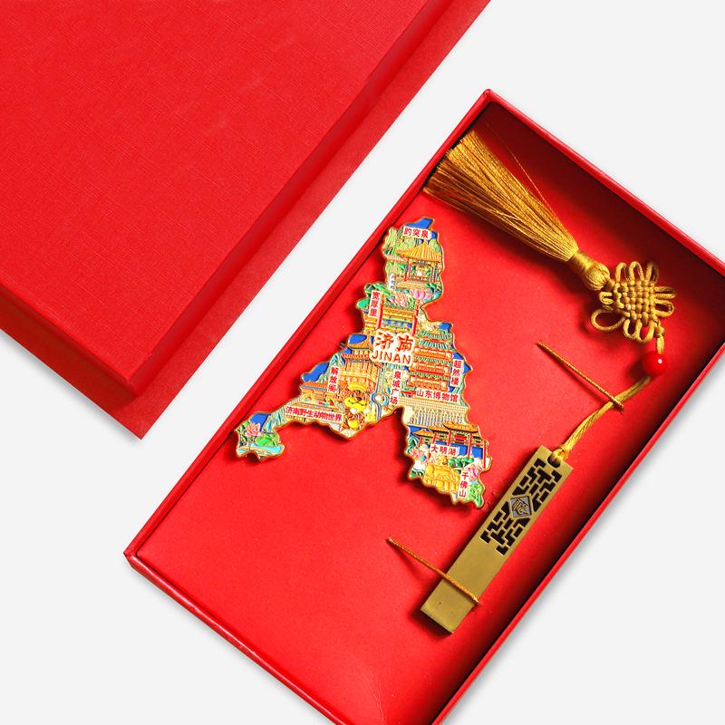 Binzhou Gelber Fluss Turm Magnet, Haifeng Pagode & Zhonghai Park. Kulturtourismus-Geschenk.