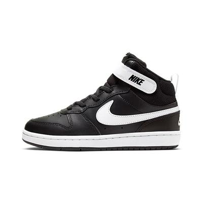 Middenhoog 2 Klittenband Slipbestendig Dempende Slijtvaste Ademende Middenhoge Skateschoenen Zwart Wit CD7783-010