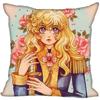 Anime The Rose of Versailles Pillow Cover Bedroom Home Office Decorative Pillowcase Square Zipper Pillow Cases Eco-Friendly 0406