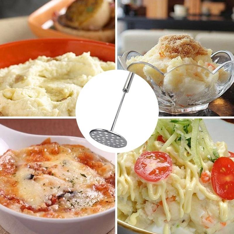 Neues Stahl-Glattkartoffel-Schlammpress-Stampfer-Hausküchen-Druckwerkzeug-Gerät