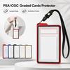 Lanyard Style 35PT /CGC Graded Cards Protector Transparent UV Protection Card Protective Case Aluminium Frame Double-sided Glass
