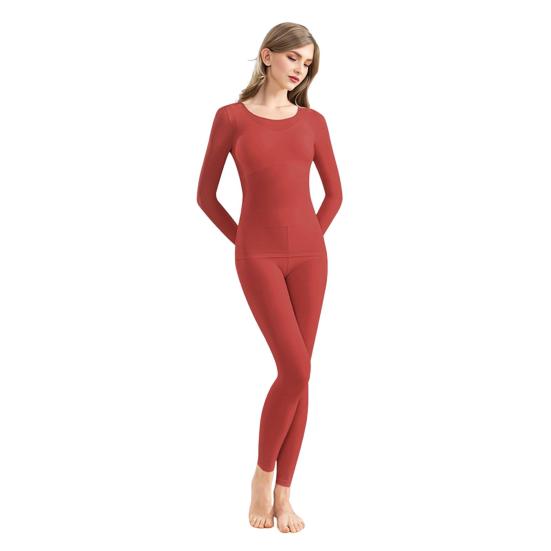 Thermal Underwear Set for Women Long Johns Winter Warm Base Layer Set Cold Weather Top And Bottom Set
