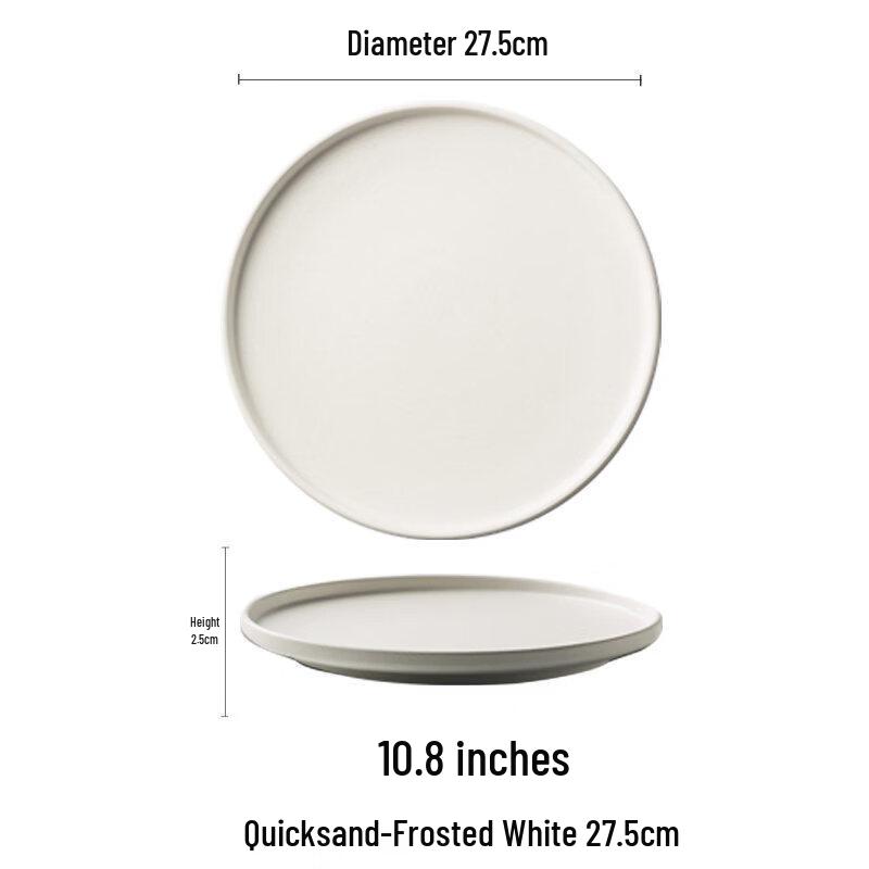 Light Luxury Ceramic Western Dinner & Dessert Plate