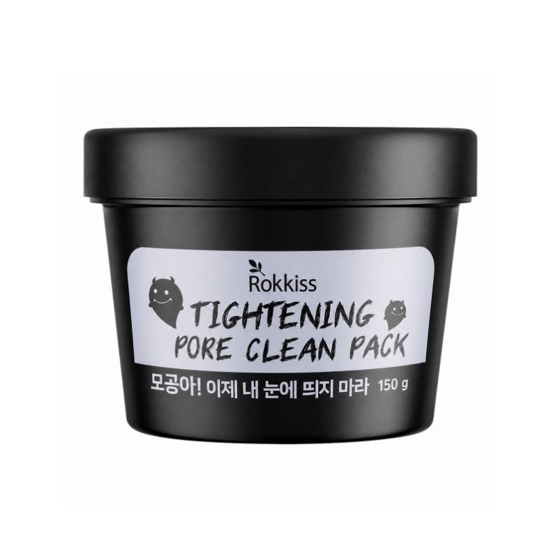 

ROKKISS Tightening Pore Clean Pack 150g – Deep Cleansing Clay Mask for Blackhead & Sebum Care | Korean Skincare