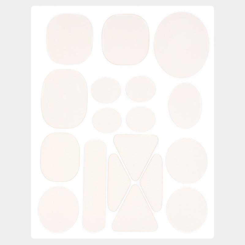 1Set Self-Adhesive Clothing Repair Patches Assorted Shapes Universal Durable Fabric Fixes For Down Jackets And Garments