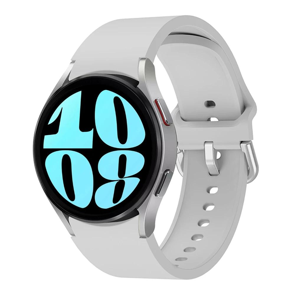 Silicone No Gaps Strap For Samsung Galaxy Watch 7/6/5/4 44mm 40mm 5Pro 45mm Bracelet Band Galaxy 6 Classic 47mm 43mm 46mm Correa
