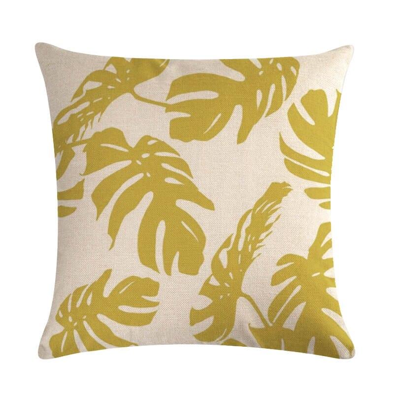 Buy New Pillow Case 45*45 Decor Cushion Cover Yellow Geometric Creative