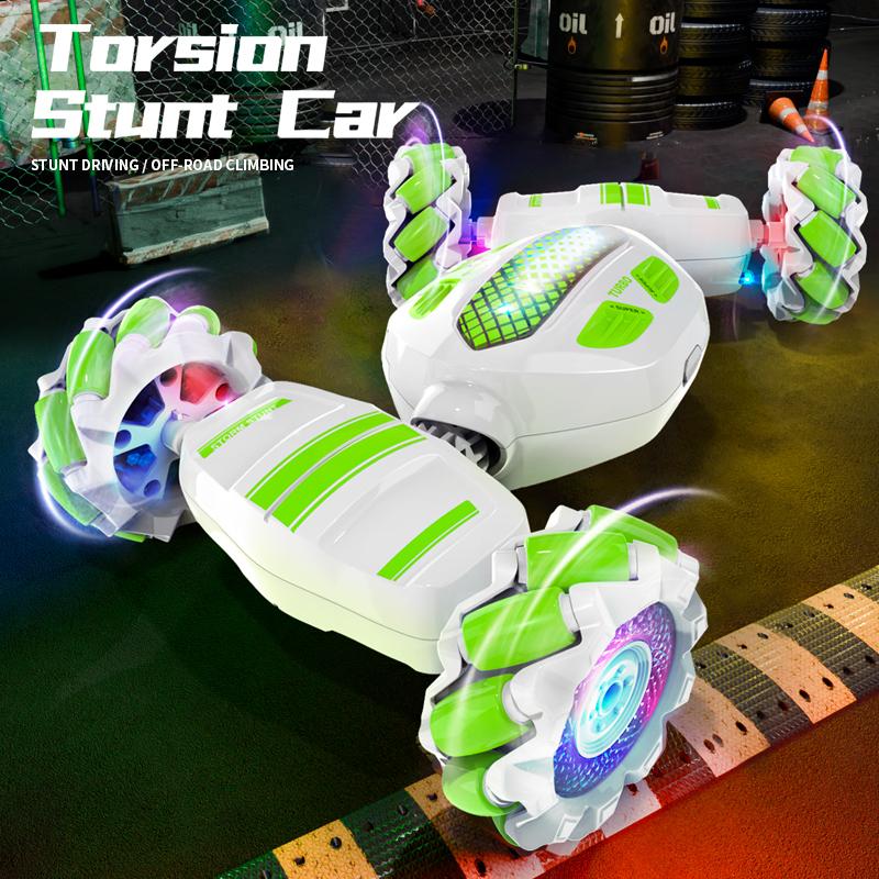 2.4G Rc Stunt Gesture Induction Twist Car Remote Control Car Off-road 4WD Drift Racing Car Stunt Transformation Boy Toy Car