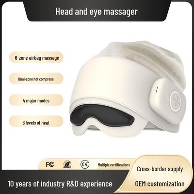 Smart Multifunctional Head Massager with Airbag, Heat, Vibration, and Kneading Therapy