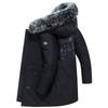 Men Hooded Fur Collar Duck Down Coats Winter Man Long Puffer Jackets Male Outdoor Casual Thicker Warm Parkas Size 3X