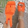 Fashion Luxury Summer Slippers Women Flat Outdoor Trend Beach Sandals Female Flip Flops Brand Designer Slides Woman 2025 Big Size Shoes