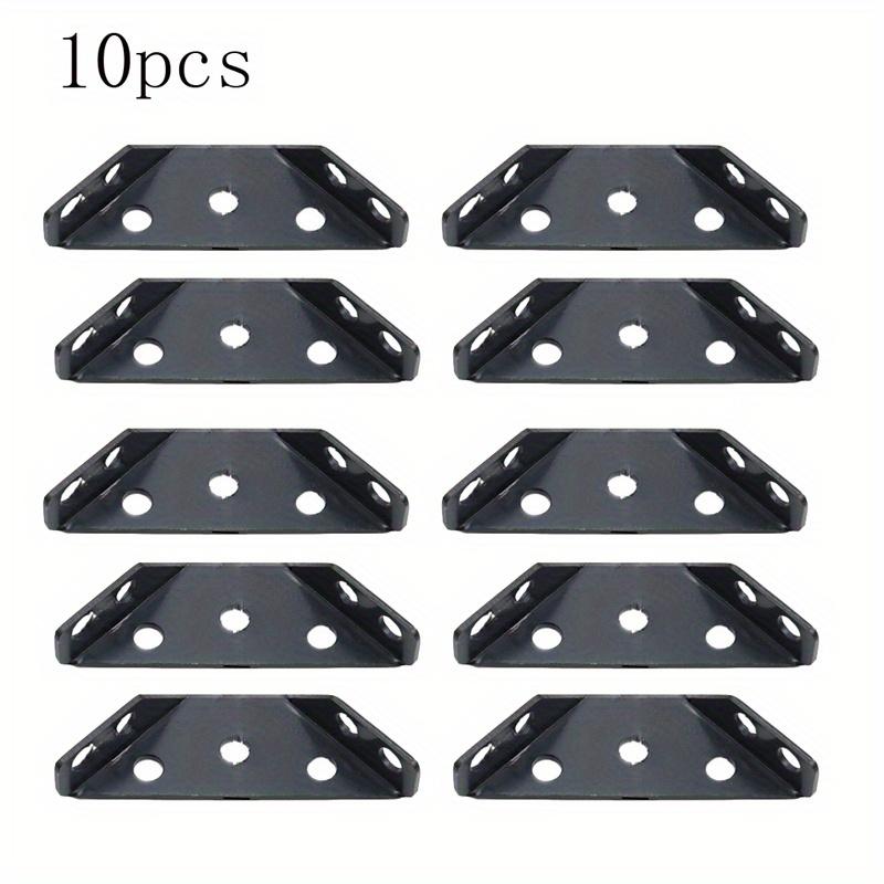 

10 шт. Кронштейн для правого угла из нержавеющей стали, простая установка, полки, прямоугольный стенд, угловой соединитель, угловой код