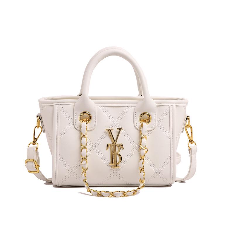 Women's 2025 Autumn/Winter Versatile Crossbody & Shoulder Bag - High-Value Fashion with Diamond Chain