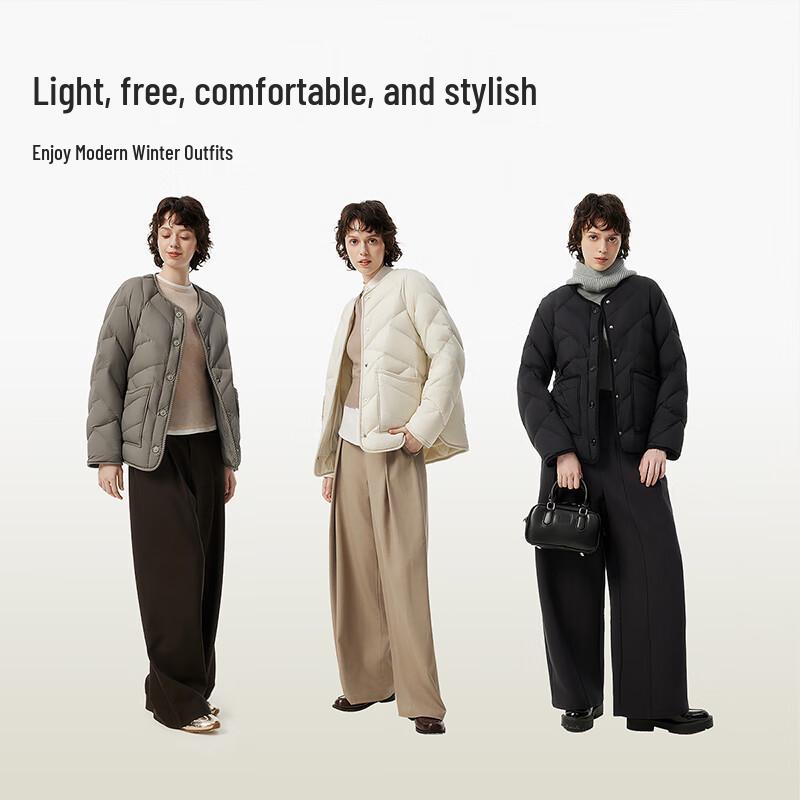 Tambour Lightweight Women's Collarless Down Jacket