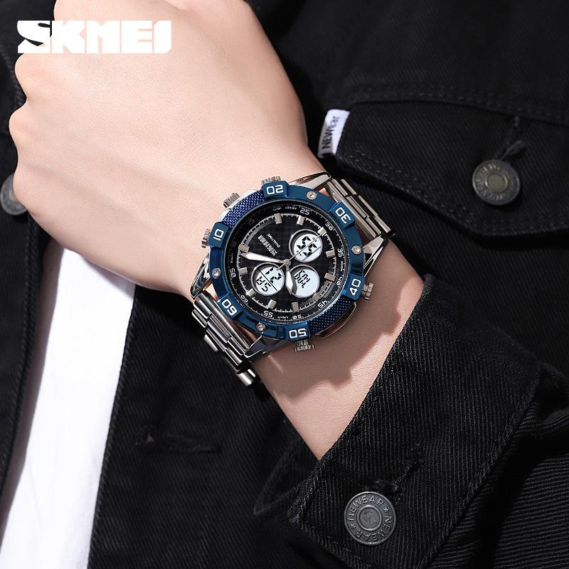 Men's Watch Multifunctional Sports Double Display Electronic Watch Fashion Men's Electronic Watch