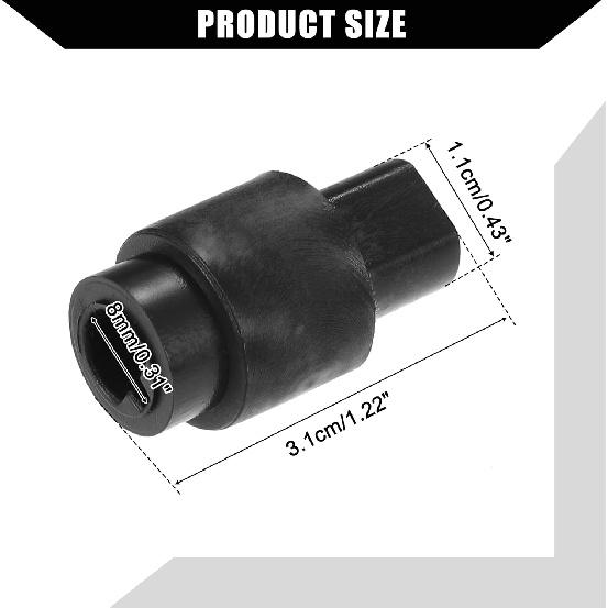 No.5012923AB Temperature Door Servo Coupling for Dodge for Ram 1500 1999-2001 for Dodge for Ram 2500 1999-2002 / Inner Coupling Servo/Durable Plastic
