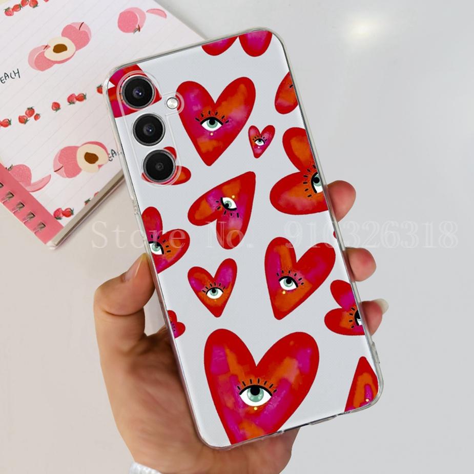 For Samsung Galaxy A14 A24 A34 A54 Case New Fashion Painted Cover Soft Silicone TPU Phone Case For Samsung A54 A 14 24 34 Fundas