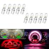 10pcs T5 LED Car Dashboard Lights Heat Resistant LED Dashboard Bulbs Vehicle Accessories Easy To Use for Night Driving