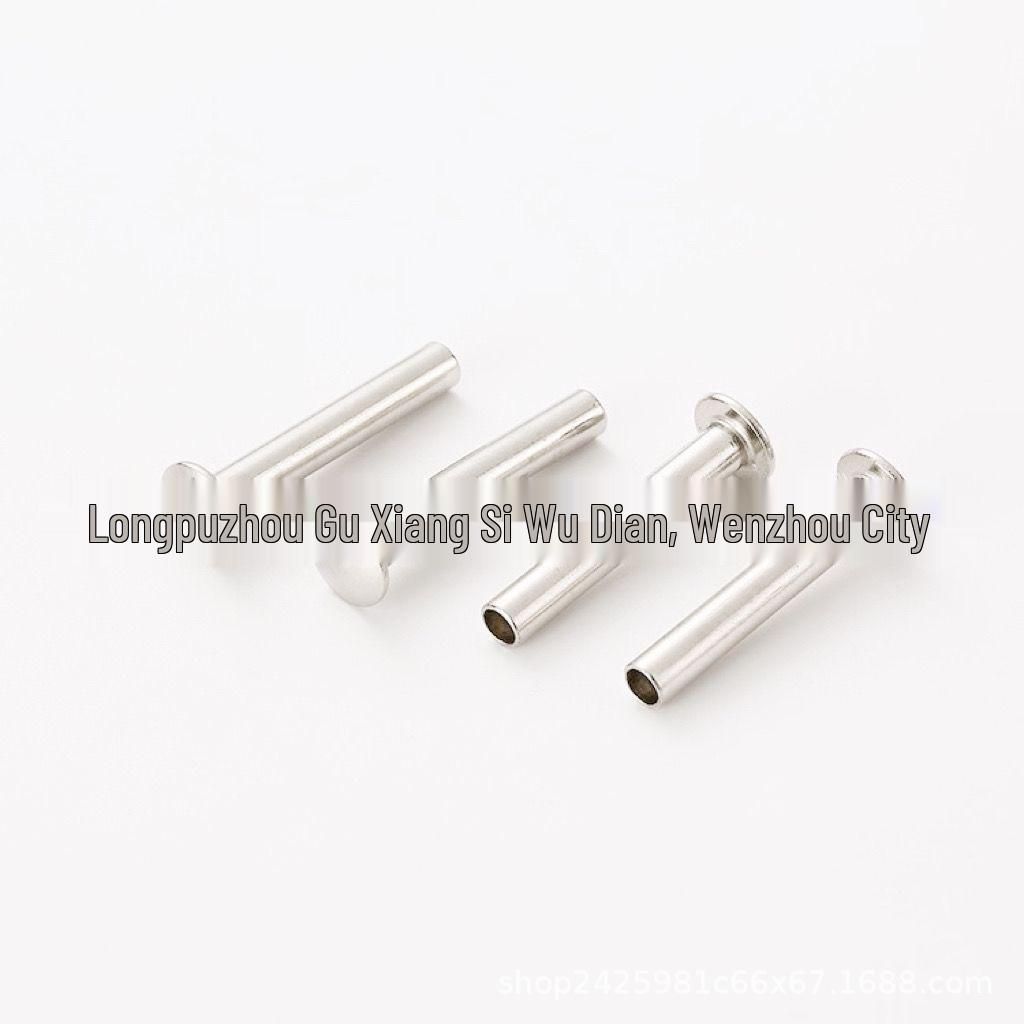 GB873 Carbon Steel Semi-Hollow Rivet with Large Flat Head (M3-M6)