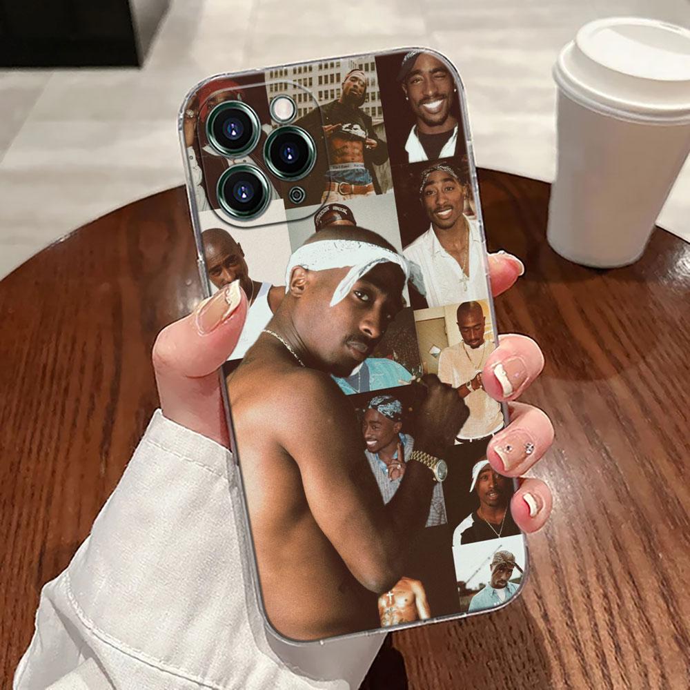 2 Pac Tupac Tupad Jada Rapper Case For Apple iPhone 17 16 15 14 13 12 11 Pro Max Plus 16E 17Air 17Pro Phone Cover Silicone Funda