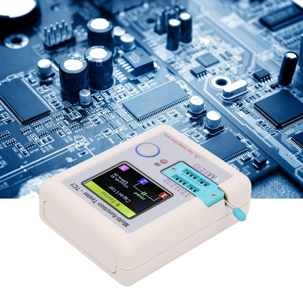 Multifunction Transistor Tester 1.8in TFT Display Screen LCR‑TC1 for Capacitor Diodes