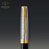 PARKER Parker Fountain Pen Sonnet Premium Metal & Black GT Fine 18K Gold Nib In Gift Box, Regular...