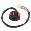 Motorcycle 3-Function Switches Kill Start Light Buttons for ATV Pit Bike Buggy Go Kart 50cc-250cc Handlebar Controller Switch
