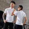 Quick-Drying Sports T-Shirt: Short Sleeve, Casual Polo, Custom Printed for Fitness and Corporate Culture.