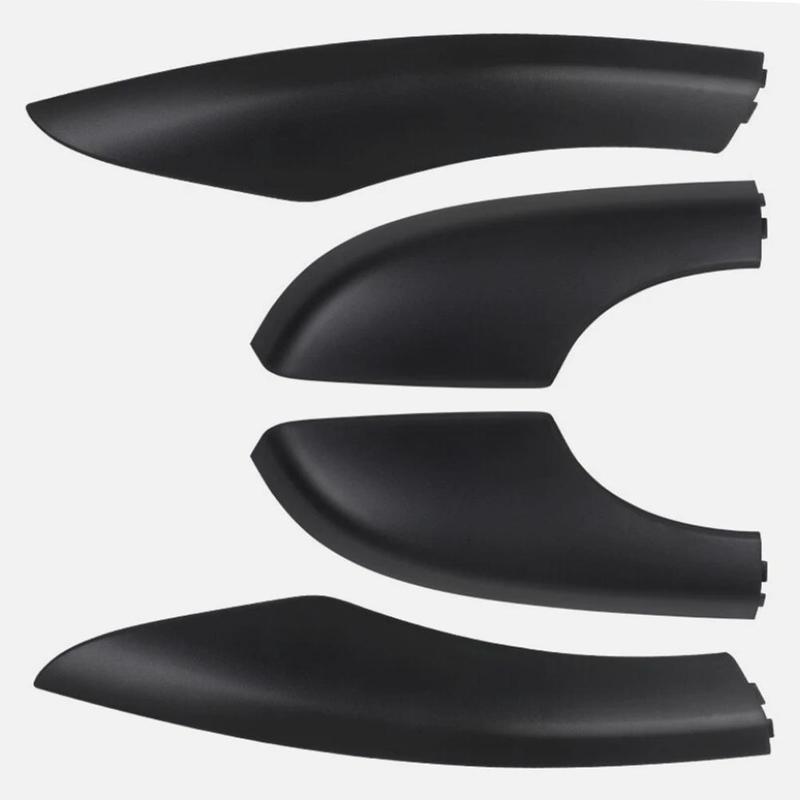 4pcs Front Rear Roof Rail End Cap For SKODA 2009-2018 5LD860146 5LD860145 Roof Luggage Bar Rail End Shell Cover Replacement