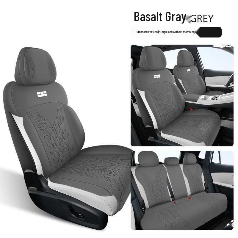 Geely Galaxy Starship 7 Universelles halbgeschlossenes Autositzkissen (Alle Jahreszeiten, Wildleder)