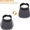 New Design Retractable Brim Baseball Cap Breathable Open Hat Top Sports Hat Lightweight UV Protection Outdoor Hat