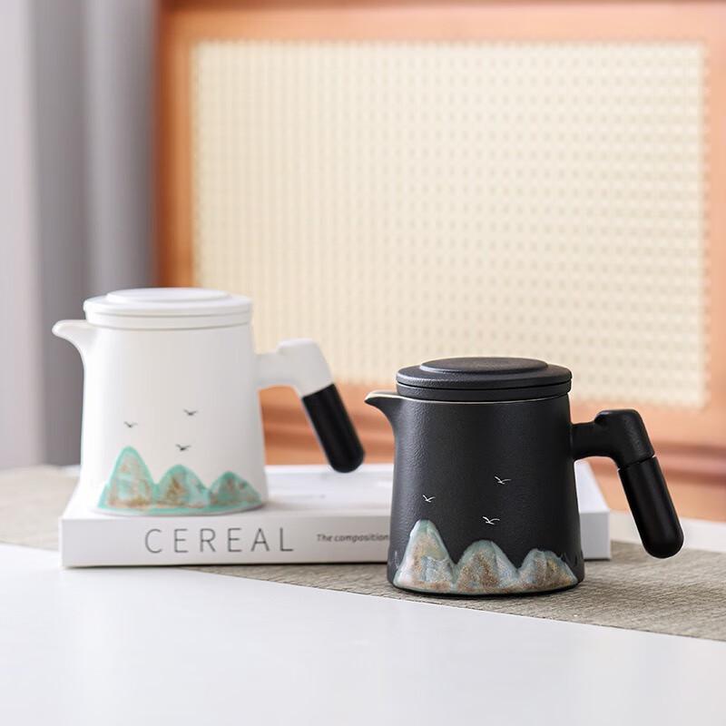 Portable Hand-painted Ceramic Travel Tea Set