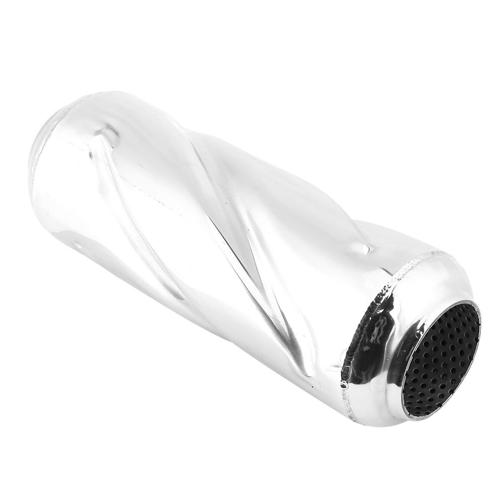 2.5in Exhaust Middle Pipe Dissipative Tuning Muffler Tube Universal Accessory for Car