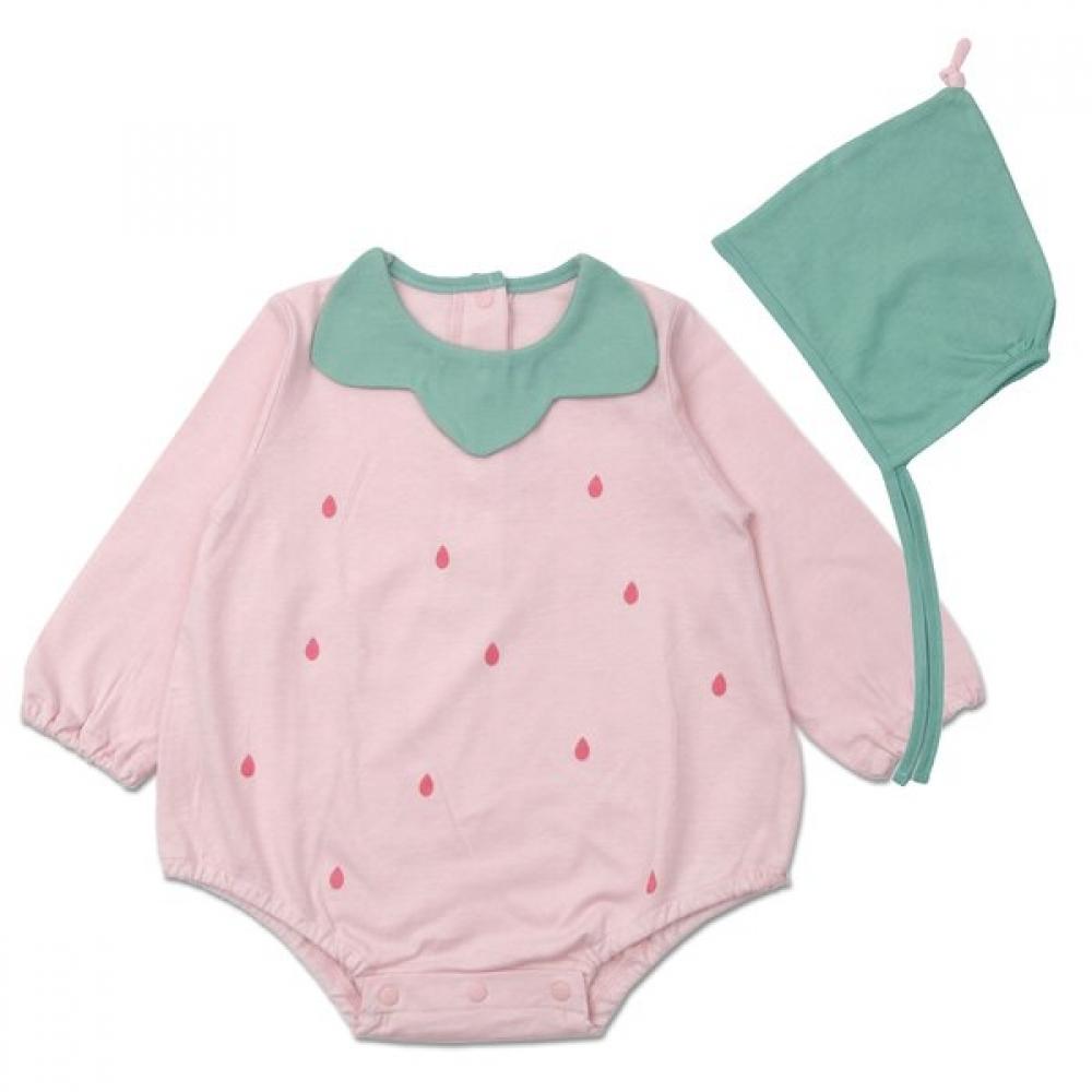 Organicmom Berini Long Bodysuit Hat Set Mislqs07 No. 80