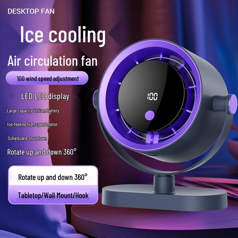 Portable High-Speed Smart Desktop & Hanging Air Circulation Fan