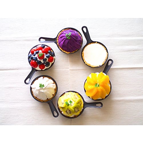 Pearl Metal Easy Cooking Iron Petit Grill Pan, 9cm, Set of 2, Made In Tsubame-Sanjo, Japan, HB-3280