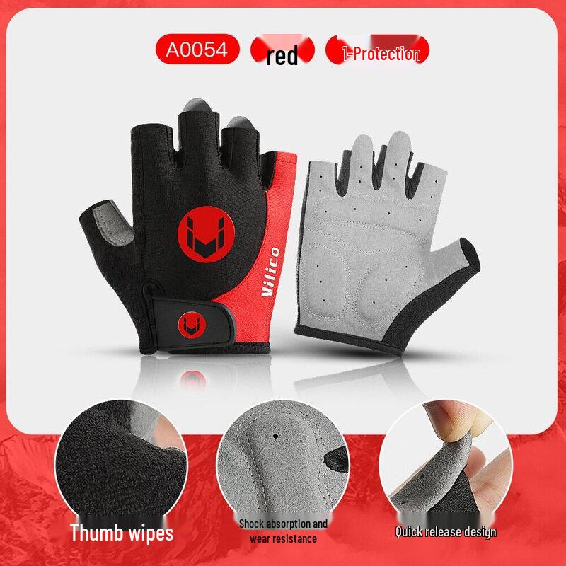 Cycling Half-Finger Gloves XL