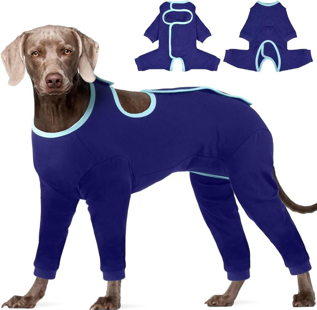 Haine noi de bumbac pentru animale de companie, haine calmante emoționale pentru câini, haine calmante dintr-o bucată cu patru picioare, câine anti-anxietate și anti-șoc