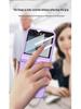 Samsung Z Flip 6 Foldable Screen Case with Large Window, Ultra-Thin Magnetic Buckle, Elegant Design.