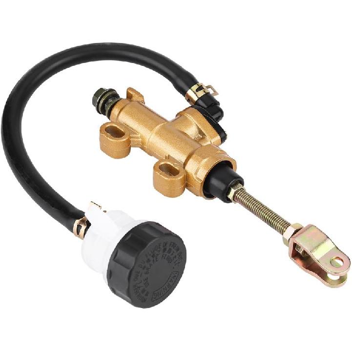 Brake Pump For Rps Minibike,Rear Brake Pump Motorbike Master Cylinder,Universal Rear Foot Brake Master Cylinder Pump with Reservoir Hydraulic Brake