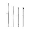 Ear Wax Removal Tool Set Stainless Steel Ear Cleansing Tool Kit with Brush Material Cleaning Brush5 Piece Set