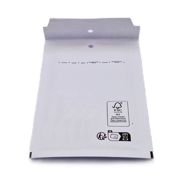 Set of 100 Pouches ( Envelopes ) Bubble A/1 : 95 X 165 Mm White
